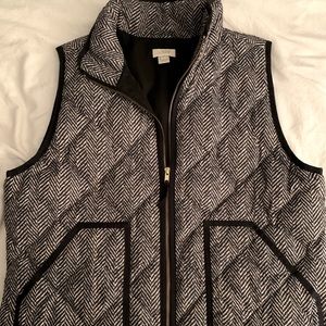 J Crew Herringbone Vest